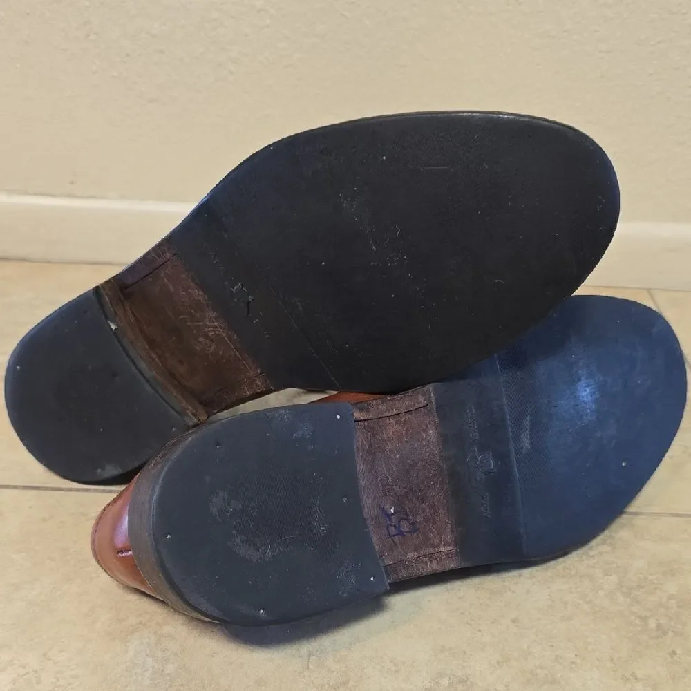 Classic Brown Leather Oxford Shoes